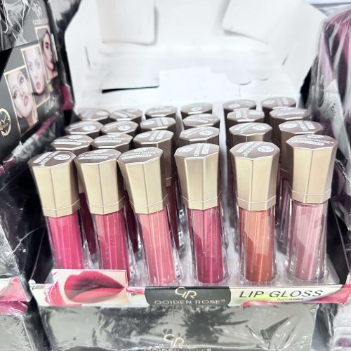 جین 24عددی رژ لب مایع گلدن رز golden rose lip gloss