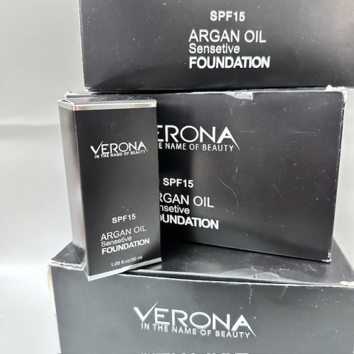 کرم پودر اورجینال ورونا حاوی روغن آرگان مناسب انواع پوست چرب-مختلط و خشک verona