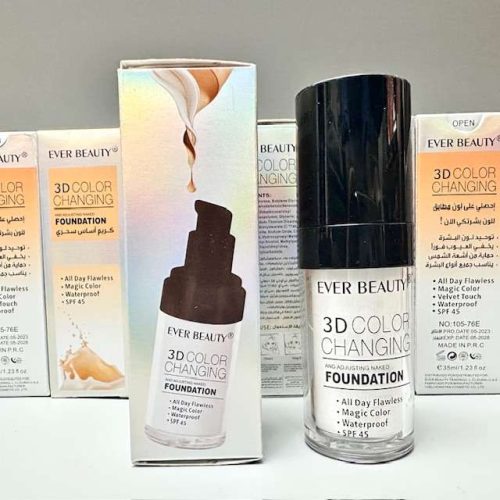 کرم پودر جادویی اور بیوتیEVER BEAUTY (کرم پودر سفیدی که همرنگ پوست میشود) حجم 35 میلی لیتر spf45