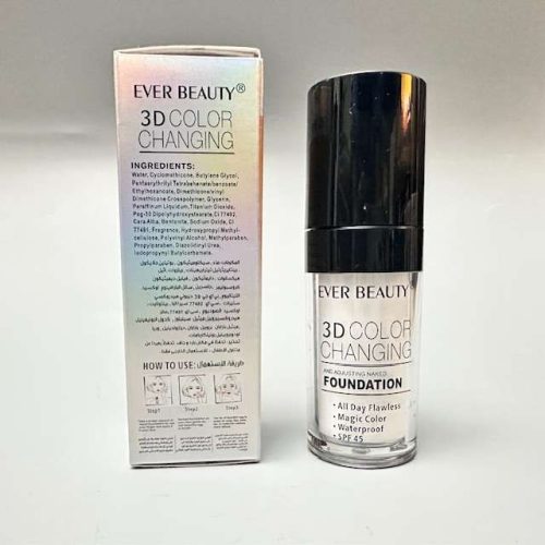 کرم پودر جادویی اور بیوتیEVER BEAUTY (کرم پودر سفیدی که همرنگ پوست میشود) حجم 35 میلی لیتر spf45