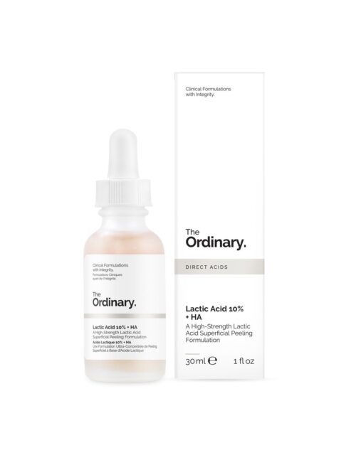 سرم لاکتیک اسید 10% اوردینری لایه بردار ملایم (30mL) Lactic Acid 10% + HA