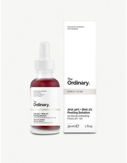 سرم پیلینگ اوردینری لایه بردار قوی (30mL) The Ordinary AHA 30% + BHA 2% Peeling Solution