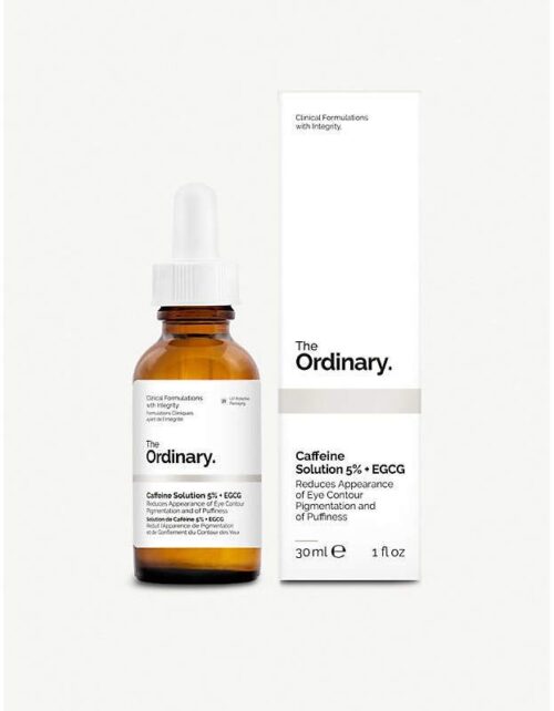 سرم کافئین 5% اوردینری ضد تیرگی و پف دور چشم ‏The Ordinary Caffeine Solution 5% + EGCG