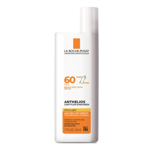 لاروش پوزای ضدآفتاب آنتلیوس اولترا لایت بیرنگ فلویید اس پی اف60/ La Roche-Posay Anthelios Ultra Light Fluid Sunscreen Spf60