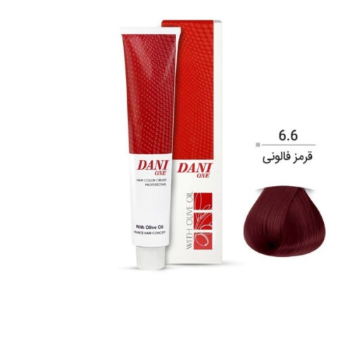 رنگ مو دنی وان قرمز فالونی شماره 6.6 حجم 100 میل