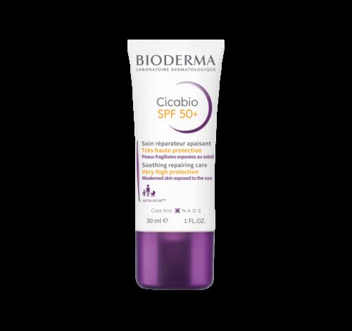 کرم ترمیم کننده سیکابیو بایودرما - Bioderma Cicabio Cream SPF 50+ 30 ml