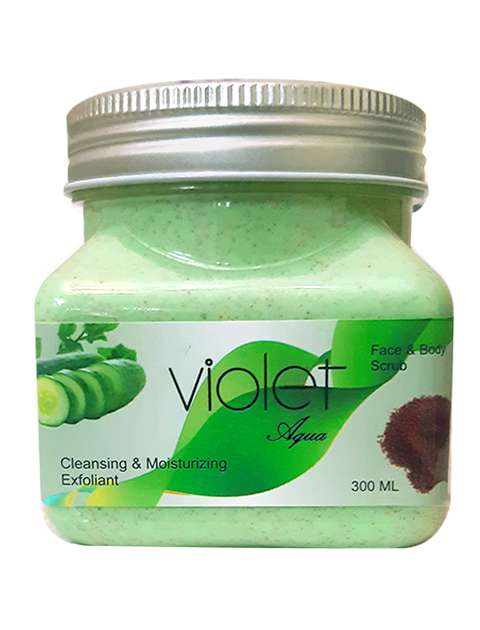 اسکراب لایه بردار پوست ویولت مدل Cucumber حجم 300 میلی لیتر