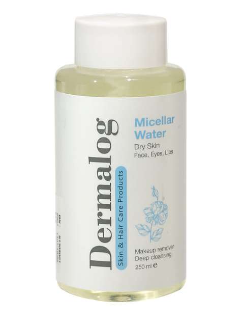 محلول پاک کننده آرایش صورت درمالوگ مدل Micellar حجم 250 میلی لیتر