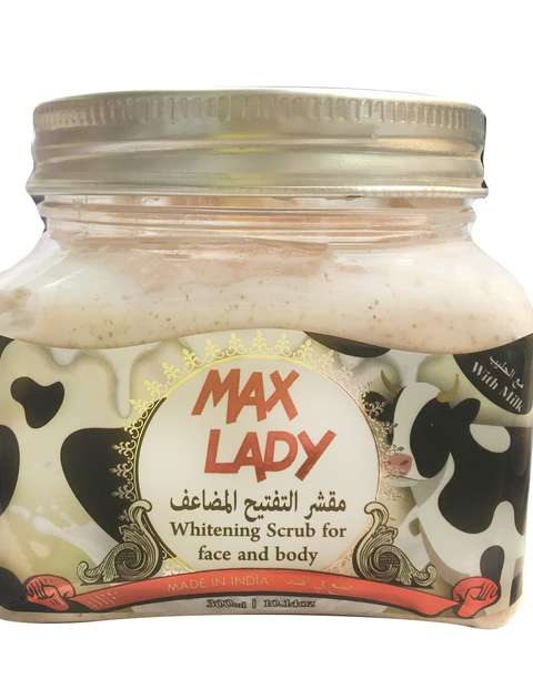 اسکراب لایه بردار پوست مکس لیدی مدل Milk حجم 300 میلی لیتر