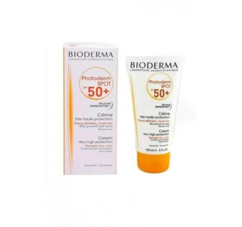 کرم ضد آفتاب فتودرم اسپات بایودرم SPF 50 مدل Anti-Blemish